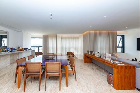 Sala de apartamento à venda com 4 quartos, 194m² em Vila da Serra, Nova Lima