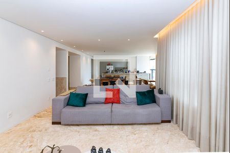 Sala de apartamento à venda com 4 quartos, 194m² em Vila da Serra, Nova Lima