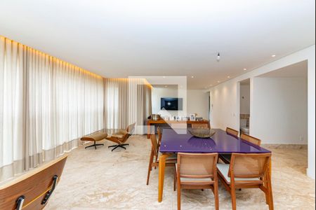 Sala de apartamento à venda com 4 quartos, 194m² em Vila da Serra, Nova Lima