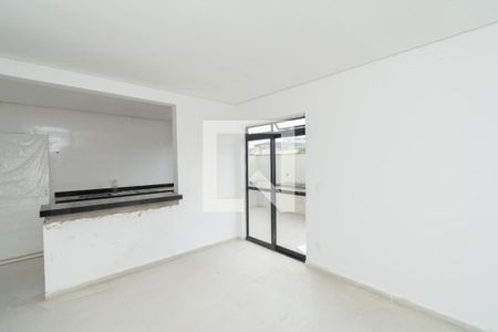 Sala de apartamento para alugar com 3 quartos, 98m² em Inconfidentes, Contagem