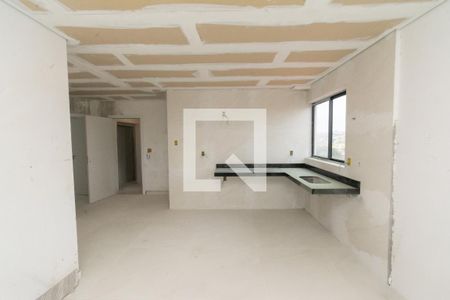 Sala e Cozinha de apartamento para alugar com 4 quartos, 163m² em Inconfidentes, Contagem