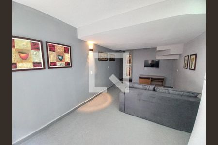 Sala de apartamento para alugar com 1 quarto, 65m² em Morro dos Barbosas, São Vicente