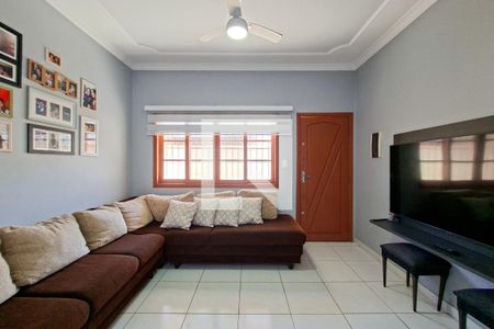 Sala de casa de condomínio para alugar com 3 quartos, 123m² em Jardim Imperador, Praia Grande