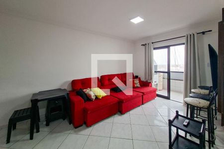 Sala de apartamento para alugar com 3 quartos, 64m² em Vila Assuncao, Praia Grande