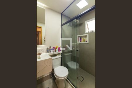 Banheiro da Suíte 1 de casa de condomínio à venda com 3 quartos, 167m² em Vila Aricanduva, São Paulo