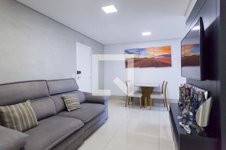 sala de apartamento à venda com 1 quarto, 52m² em Vila Castela, Nova Lima