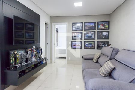 sala de apartamento à venda com 1 quarto, 52m² em Vila Castela, Nova Lima