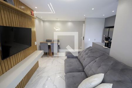 Sala de apartamento à venda com 2 quartos, 50m² em Vila Metalúrgica, Santo André