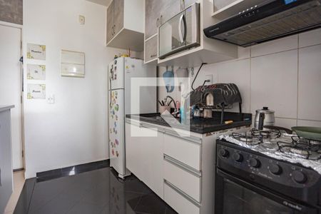 Cozinha de apartamento à venda com 2 quartos, 46m² em Vila Água Funda, São Paulo