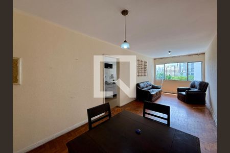 Sala de apartamento para alugar com 1 quarto, 58m² em Santo Amaro, São Paulo