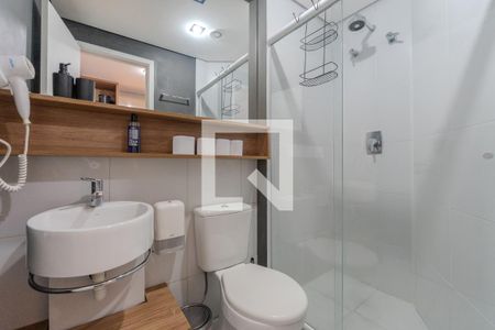 Banheiro de apartamento à venda com 1 quarto, 20m² em Centro Histórico de São Paulo, São Paulo