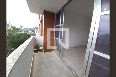 Varanda da Sala de apartamento para alugar com 3 quartos, 175m² em Itararé, São Vicente