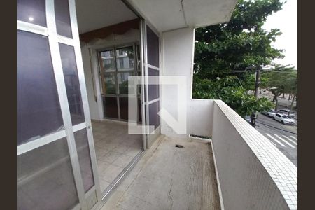 Varanda da Sala de apartamento para alugar com 3 quartos, 175m² em Itararé, São Vicente