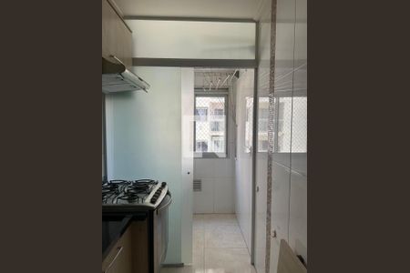 Cozinha de apartamento para alugar com 2 quartos, 45m² em Vila Homero Thon, Santo André