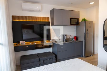 Cozinha do estúdio de kitnet/studio para alugar com 1 quarto, 23m² em Butantã, São Paulo