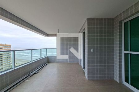 Sacada da Sala de apartamento para alugar com 2 quartos, 83m² em Vilamar, Praia Grande