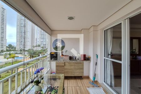 Varanda da Sala de apartamento para alugar com 2 quartos, 107m² em Vila Lusitania, São Bernardo do Campo