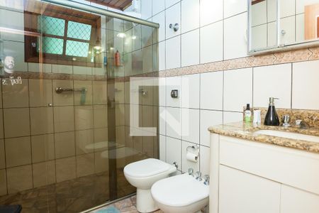 Banheiro Social de casa de condomínio à venda com 3 quartos, 265m² em Vereda das Gerais, Nova Lima