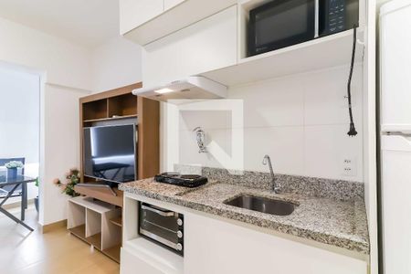 Studio - Quarto e Cozinha de kitnet/studio para alugar com 1 quarto, 25m² em Butantã, São Paulo