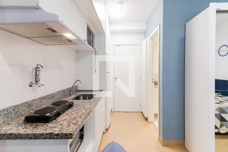 Studio - Quarto e Cozinha de kitnet/studio para alugar com 1 quarto, 25m² em Butantã, São Paulo