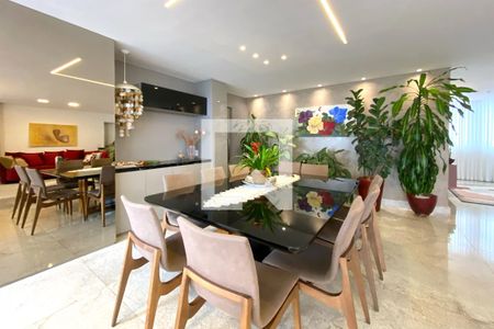 Sala de Jantar de apartamento à venda com 4 quartos, 240m² em Santa Lúcia, Belo Horizonte