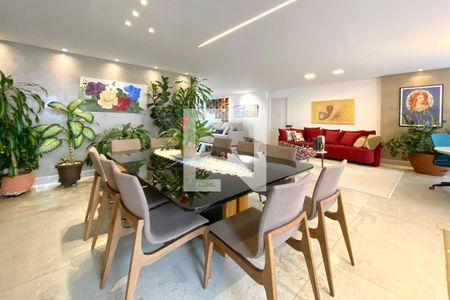 Sala de Jantar de apartamento à venda com 4 quartos, 240m² em Santa Lúcia, Belo Horizonte