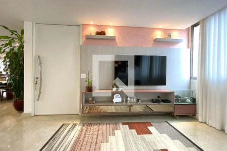 Sala de apartamento à venda com 4 quartos, 240m² em Santa Lúcia, Belo Horizonte
