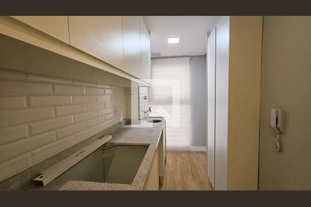 Cozinha e Área de Serviço de apartamento à venda com 2 quartos, 59m² em Parque da Represa, Jundiaí