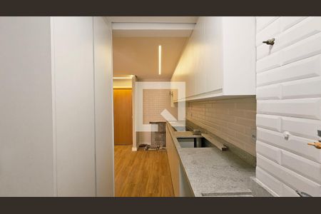 Cozinha e Área de Serviço de apartamento à venda com 2 quartos, 59m² em Parque da Represa, Jundiaí