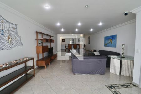 Sala de apartamento para alugar com 4 quartos, 220m² em Morro do Maluf, Guarujá