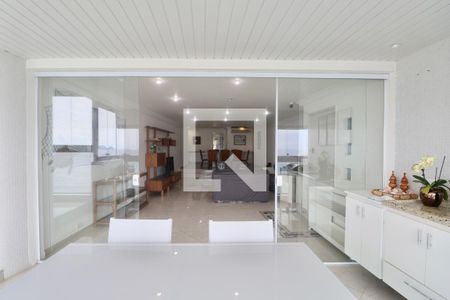 Varanda de apartamento para alugar com 4 quartos, 220m² em Morro do Maluf, Guarujá