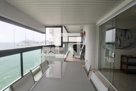 Varanda de apartamento para alugar com 4 quartos, 220m² em Morro do Maluf, Guarujá