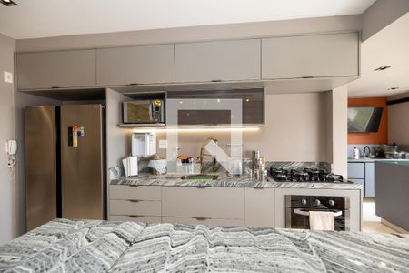 Sala_cozinha de apartamento à venda com 2 quartos, 90m² em Alphaville Empresarial, Barueri