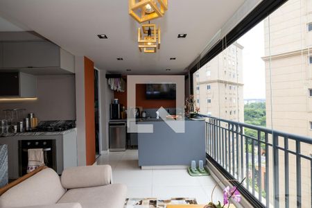 Sala_cozinha de apartamento à venda com 2 quartos, 90m² em Alphaville Empresarial, Barueri