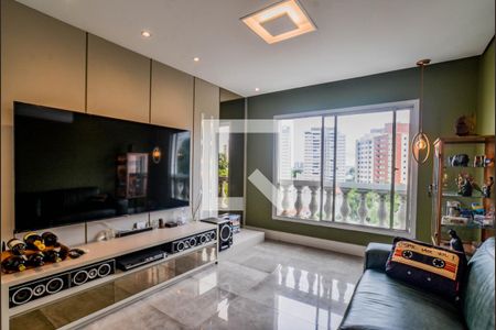 Sala de apartamento à venda com 3 quartos, 140m² em Jardim Bela Vista, Santo André