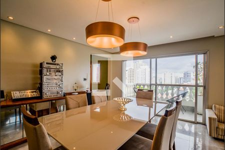 Sala de Jantar de apartamento à venda com 3 quartos, 140m² em Jardim Bela Vista, Santo André