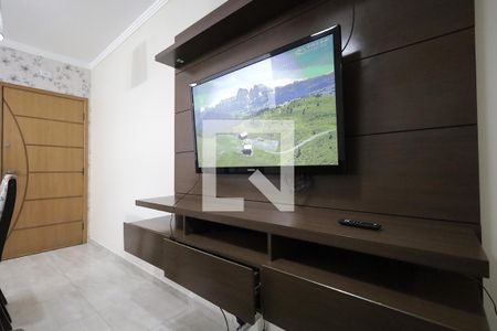 Sala de apartamento à venda com 2 quartos, 50m² em Jardim Santo Antônio, Santo André
