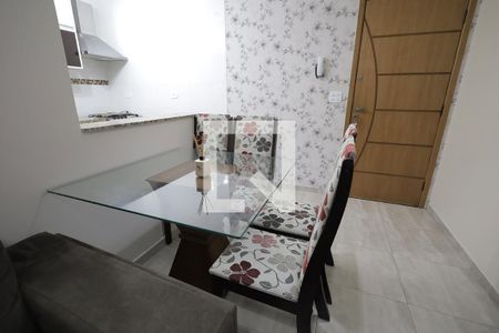 Sala de apartamento à venda com 2 quartos, 50m² em Jardim Santo Antônio, Santo André