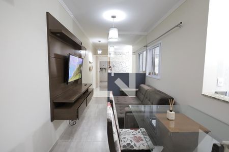 Sala de apartamento à venda com 2 quartos, 50m² em Jardim Santo Antônio, Santo André