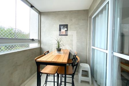 Varanda da Sala de apartamento à venda com 3 quartos, 77m² em Nova Vista, Belo Horizonte