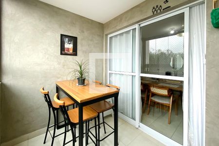 Varanda da Sala de apartamento à venda com 3 quartos, 77m² em Nova Vista, Belo Horizonte