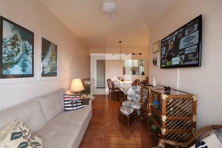 Sala de apartamento para alugar com 3 quartos, 100m² em Jardim Enseada, Guarujá