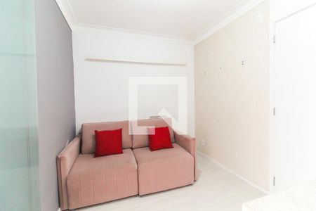 Sala/Cozinha de apartamento à venda com 1 quarto, 28m² em Vila Campanela, São Paulo