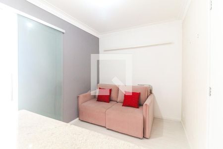 Sala/Cozinha de apartamento à venda com 1 quarto, 28m² em Vila Campanela, São Paulo