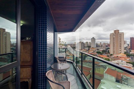 Varanda da Sala de apartamento à venda com 4 quartos, 228m² em Parque da Vila Prudente, São Paulo