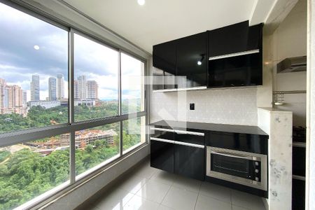 Varanda gourmet de apartamento para alugar com 2 quartos, 77m² em Vale do Sereno, Nova Lima