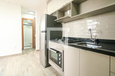 Cozinha e Área de Serviço de apartamento para alugar com 2 quartos, 34m² em Vila Palmares, São Caetano do Sul