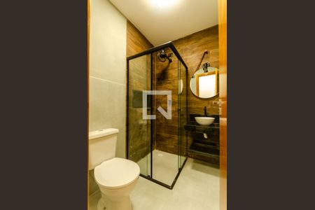 Banheiro de kitnet/studio para alugar com 1 quarto, 23m² em Itaberaba, São Paulo