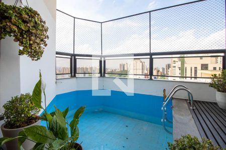 Piscina Varanda de apartamento para alugar com 5 quartos, 250m² em Vila Suzana, São Paulo