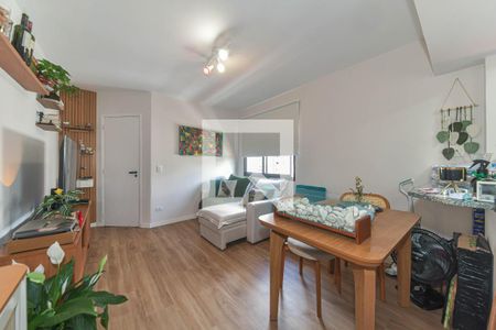 Sala de apartamento para alugar com 1 quarto, 41m² em Brooklin Novo, São Paulo